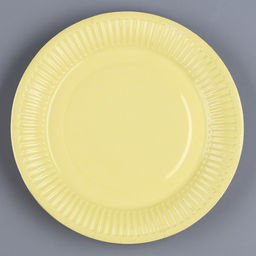 Цена за 10 шт. Тарелка бумажная Банановый, однотонная, 18 см - Страна карнавалия фото 6