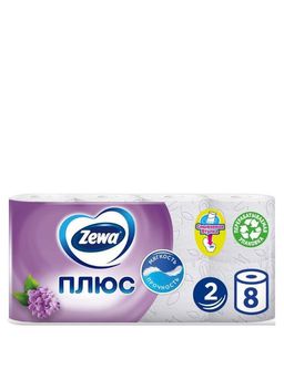 ЗЕВА т/бумага 2-сл. (8рул.) Сирень