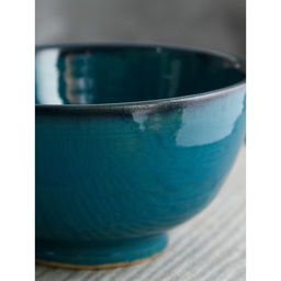 Салатник керамический Голубой, 600 мл, микс, 1 сорт, Иран - Керамика ручной работы фото 3