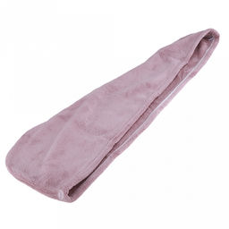 Парео махровое "Куколка" 80х165см, хлопок 100%, на резинке с липучкой, на кнопке, ажурный кант; с чалмой на пуговице 68х25см, сиреневый (Китай)