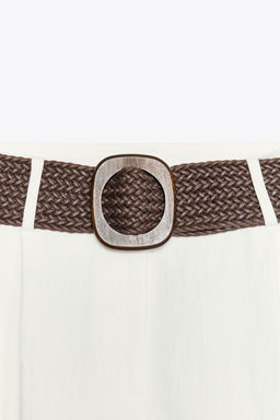 BERMUDA SHORTS WITH DARTS AND BELT - Zara фото 30