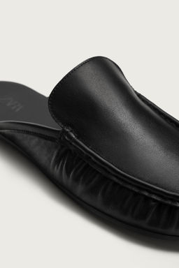 MOCASIN PIEL DESTALONADO / Negro - Zara фото 6