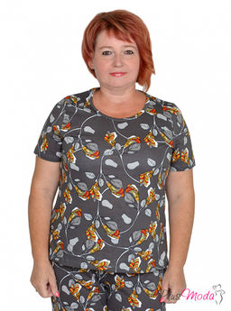 Футболка Модель №1342 размеры 44-84 - Plusmoda фото 4