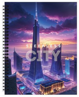 Тетрадь 48 л. А5 клетка, на гребне, офсет БУКВЫ ГОРОДА мелованный картон, ВД-лак - Buro фото 3