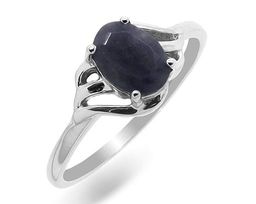 Кольцо из серебра сапфир, Ольга