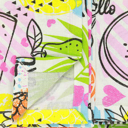 Скатерть 120х145см "ФрешФут б/з", длина стола до 105см, на 4 персоны, рогожка (хлопок 100%) 171г/м2, упаковка классическая, пакет ПВХ 28х41см, "Домашняя мода" (Россия)