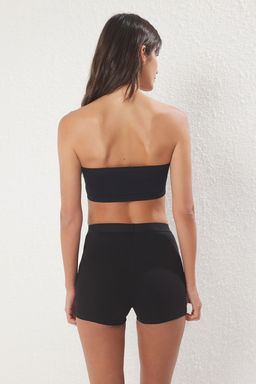 TRENDYOLMILLA Siyah-Ten 2li Seamless/Dikissiz Balensiz Kapl? Bandeu Orme Sutyen THMSS25SU00010  фото 4