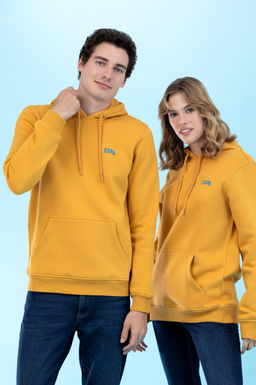 U. S. Polo Assn Базовый горчичный свитшот с капюшоном (унисекс) - U.s. polo assn фото 8