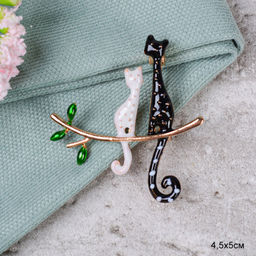 Брошь Кошки 4,5 см / GM338 /уп 36/ - Галеонтрейд фото 2