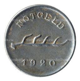 Монета 1 пфенниг 1920 года Германия  Нотгельд (Бад-Мергентхайм)