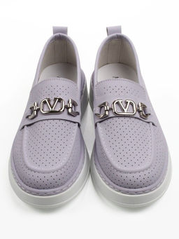 06-YE286-3 PURPLE Туфли женские (натуральная кожа)