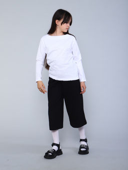 Лонгслив Брианна белый - Ладошки фото 5