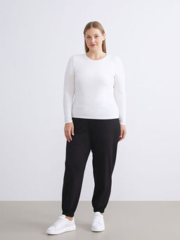 B?y?k Beden Bisiklet Yaka Kad?n Body