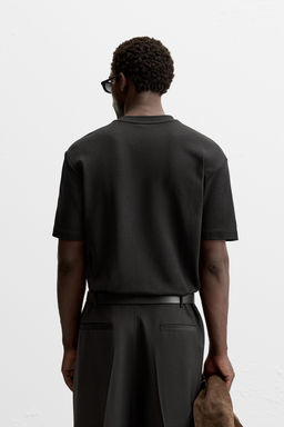 BASIC REGULAR FIT T-SHIRT - Zara фото 3