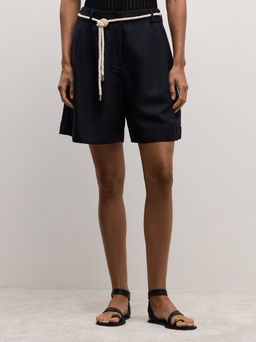 Широкие шорты с поясом / Zarina  фото 5