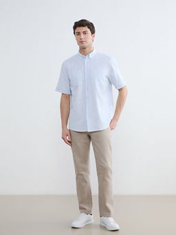 Regular Fit K?sa Kollu Arm?rl? Erkek G?mlek