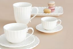 Тарелка закусочная Onde, белая, 19 см - Easy life фото 3