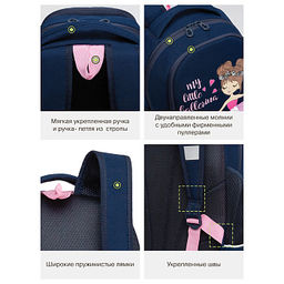 RG-663-13 Рюкзак школьный с обвесом - Grizzly фото 17