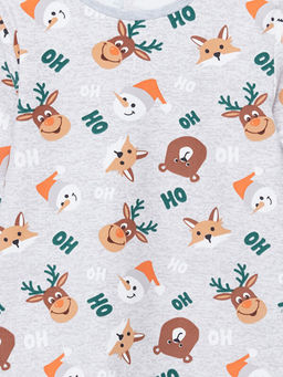 Bisiklet Yaka Y?lba?? Temal? Erkek ?ocuk Pijama ?st - Waikiki фото 3