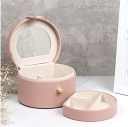 Шкатулка для украшений 18x16x11,5 см / 213 Розовый /уп 36/ 728428