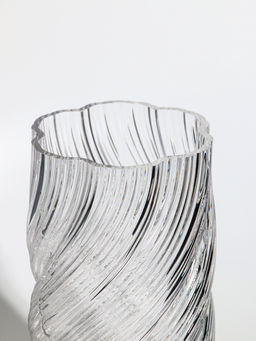 Ваза «Бриджит», 24.5×11 см, стекло, прозрачная