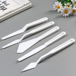 Набор инструментов для моделирования (набор 5 предметов) пластик 24х9,5 см - Арт узор фото 2