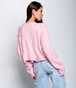Джемпер #КТ800 (1), розовый - Dommod фото 3