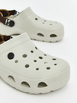Bask?l? Erkek Plaj Sandaleti