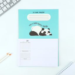 Планинг с отрывными листами А5, 40л. Мягкая обложка Панда - Artfox фото 2