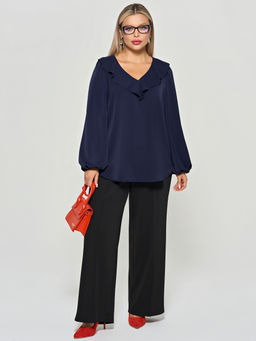 Блузка 0059-26 черничный