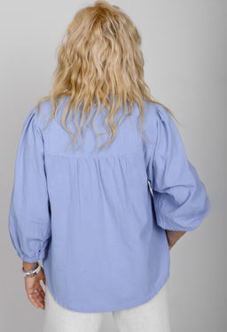 БЛУЗА -хлопок крэш - Новый лен фото 2