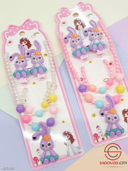 Набор детский, включает бусы, браслет и 2 заколки. - Bruno фото 2