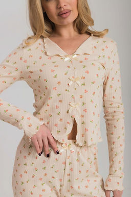 Пижама М325375бп бежевый/персиковый - Елена фото 6