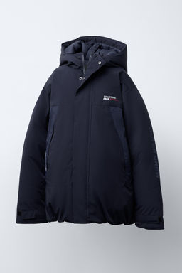 COLOUR BLOCK QUILTED JACKET - Zara фото 2