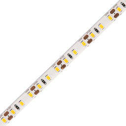 ULS-Q333 2835-120LED/m-8mm-IP65-DC12V-9,6W/m-5M-3000K Гибкая светодиодная лента на самоклеящейся основе. Катушка 5 м. в герметичной упаковке. Теплый белый свет(3000K). ТМ Volpe.