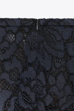 ZW COLLECTION LACE MIDI SKIRT - Zara фото 9