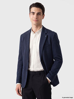 Slim Fit Erkek Blazer Ceket