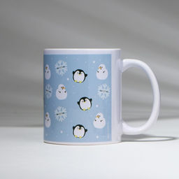 Кружка керамическая новогодняя «Паттерн», 320 мл