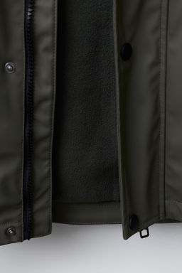 WATER-REPELLENT RUBBERISED PARKA - Zara фото 8