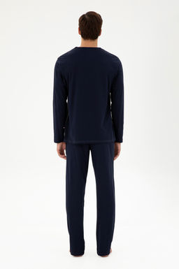 Мужской темно-синий пижамный комплект Неожиданная скидка в корзине - U.s. polo assn фото 4