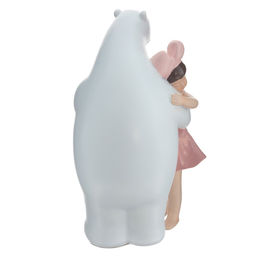 Фигурка декоративная "Девочка с медведем", L9 W9 H16 см