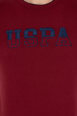 U. S. Polo Assn / Мужской бордово-красный трикотаж с круглым вырезом - U.s. polo assn фото 18