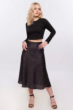 Юбка женская 105/04/Черный, белый