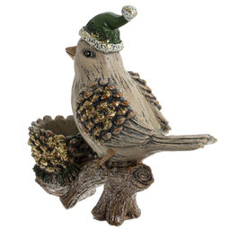 Фигурка декоративная "Птичка", L16 W6,5 H15 см, 2в.