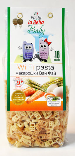Pasta la Bella Baby Макарошки Вай Фай 250гр.