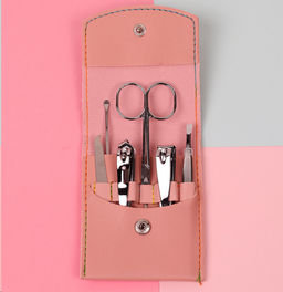 Маникюрный набор 7 предметов / YD-09 розовый /уп 60/240/695662