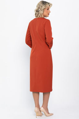 Платье Твоё настроение (оранжевое) П14813-43М