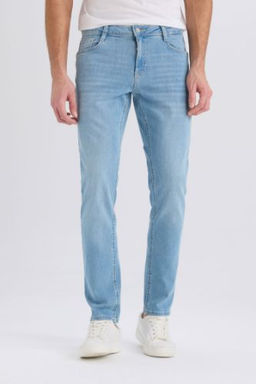 Carlo Skinny Fit Ekstra Dar Kal?p Normal Bel Ekstra Dar Paca Jean Pantolon