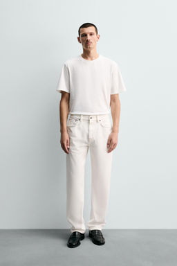 STRAIGHT ANKLE FIT SELVEDGE JEANS