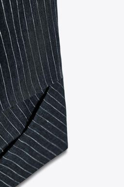 STRIPED BALLOON LINEN BLEND TROUSERS ZW COLLECTION - Zara фото 6